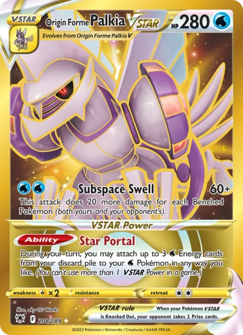 Origin Forme Palkia VSTAR [Subspace Swell | Star Portal]