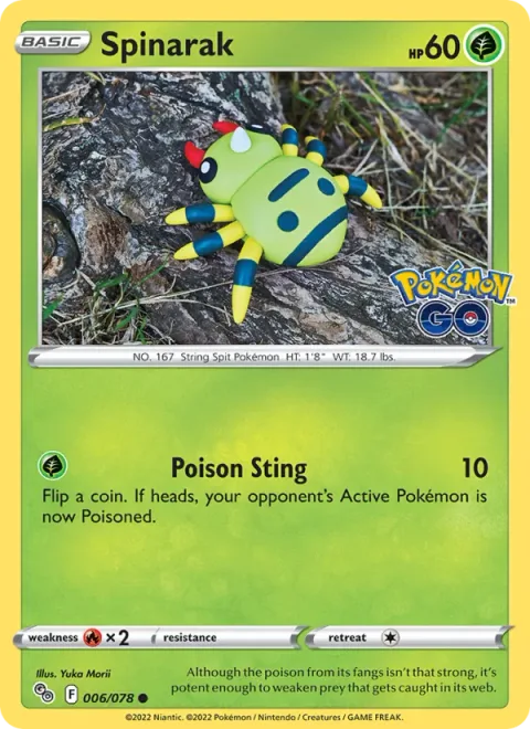 Spinarak [Poison Sting | GO]