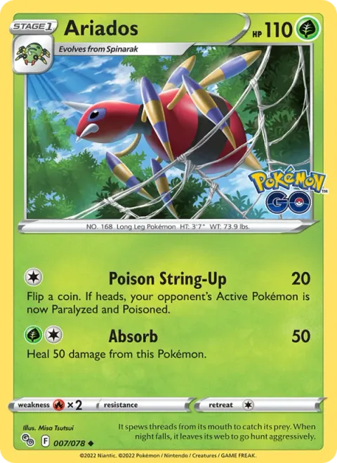 Ariados [Poison String-Up | Absorb]
