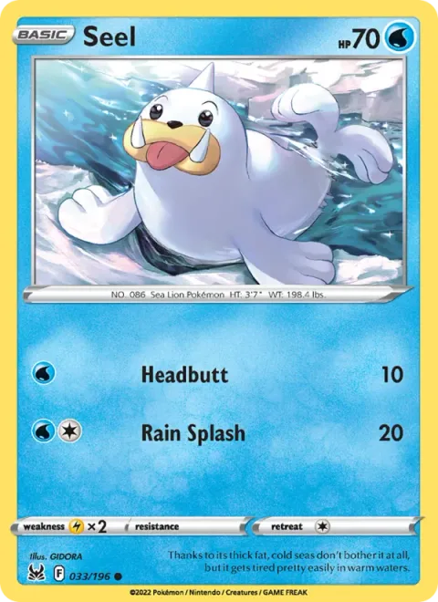 Seel [Headbutt | Wave Splash]