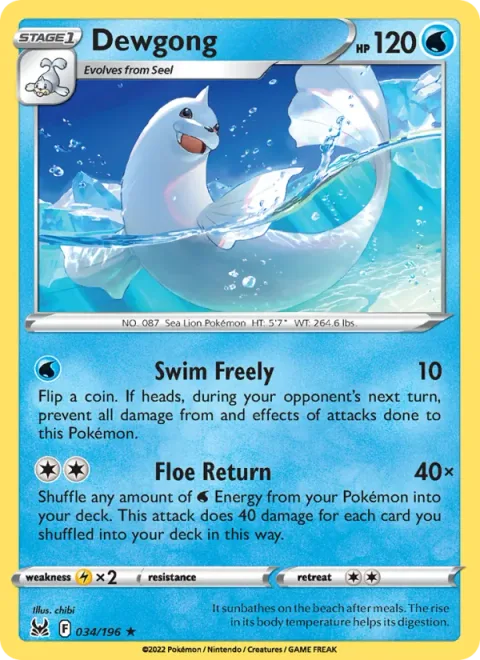 Dewgong [Swim Freely | Floe Return]