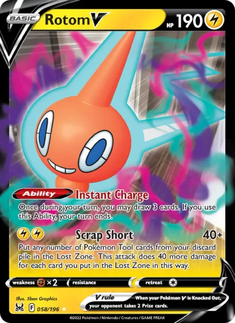 Rotom V [Instant Charge | Scrap Short]