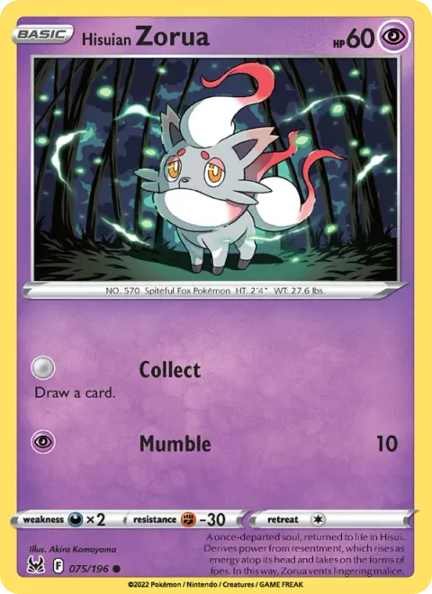 Hisuian Zorua [Collect | Mumble]