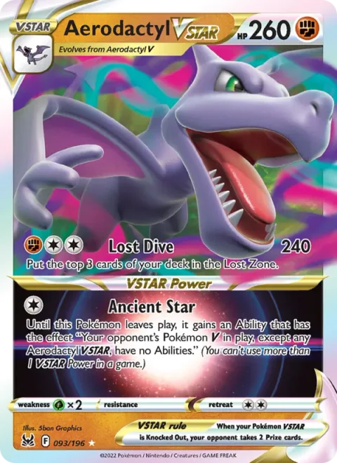 Aerodactyl VSTAR [Lost Dive | Ancient Star]