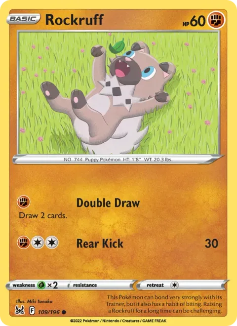 Rockruff [Double Draw | Rear Kick]