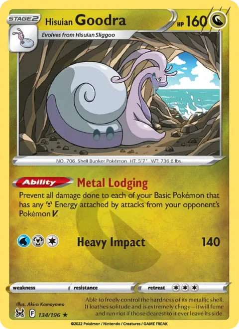 Hisuian Goodra [Metal Lodging | Heavy Impact]