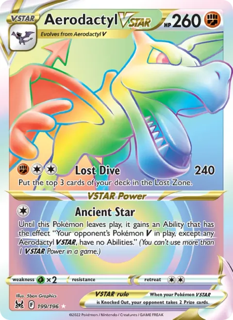 Aerodactyl VSTAR [Lost Dive | Ancient Star]