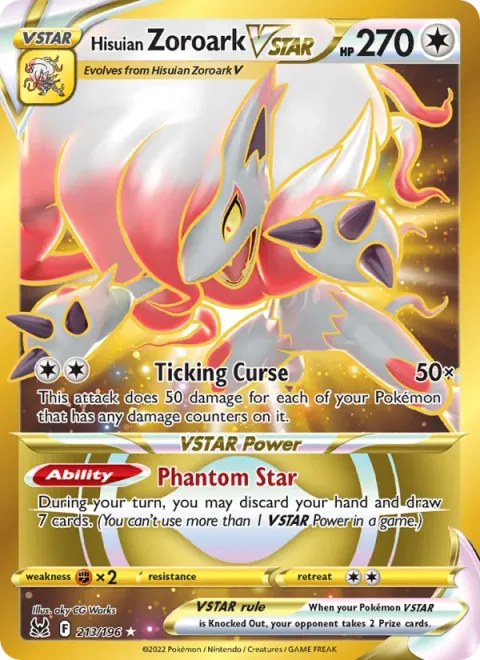 Hisuian Zoroark VSTAR [Ticking Curse | Phantom Star]