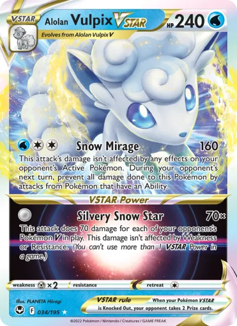 Alolan Vulpix VSTAR [Snow Mirage | Silvery Snow Star]