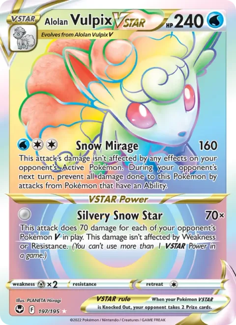 Alolan Vulpix VSTAR [Snow Mirage | Silvery Snow Star]
