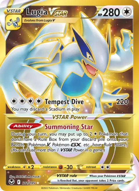 Lugia VSTAR [Tempest Dive | Summoning Star]