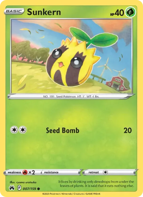 Sunkern [Seed Bomb]