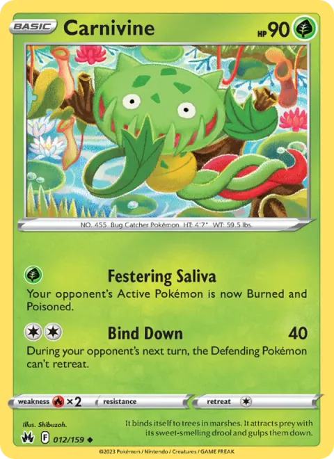 Carnivine [Festering Saliva | Bind Down]