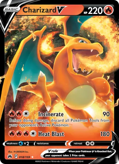 Charizard V [Incinerate | Heat Blast]