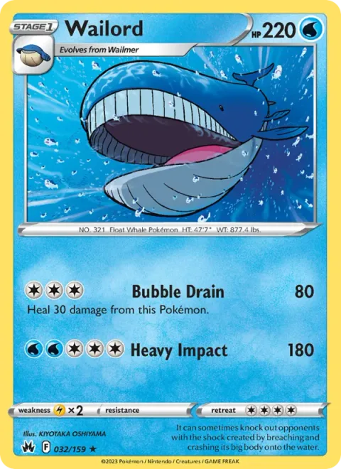 Wailord [Bubble Drain | Heavy Impact]