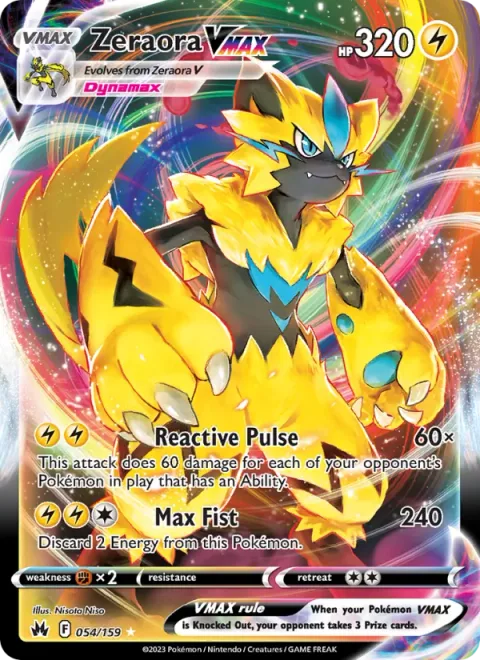 Zeraora VMAX [Reactive Pulse | Max Fist]