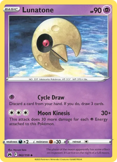 Lunatone [Cycle Draw | Moon Kinesis]