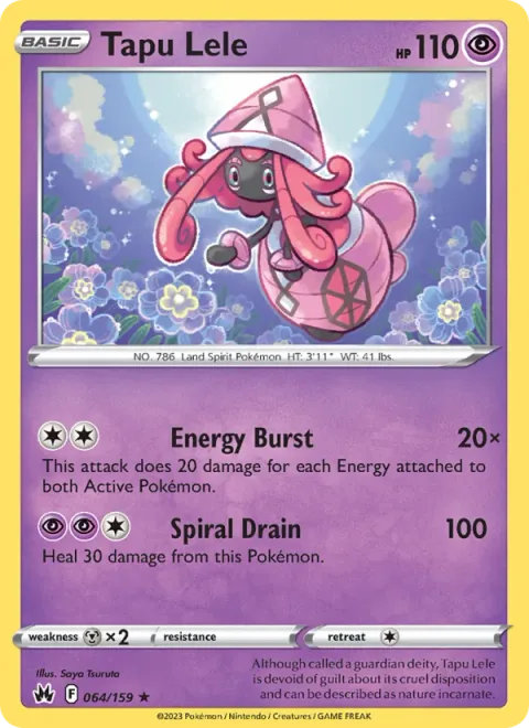 Tapu Lele [Energy Burst | Spiral Drain]