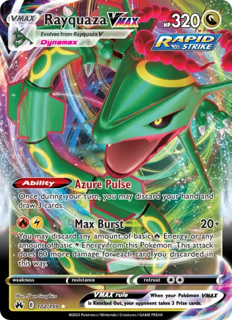 Rayquaza VMAX [Azure Pulse | Max Burst]