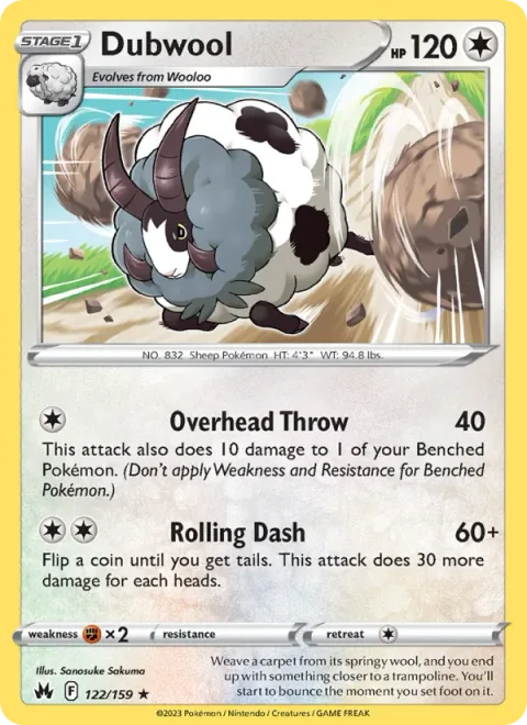 Dubwool [Overhead Throw | Rolling Dash]
