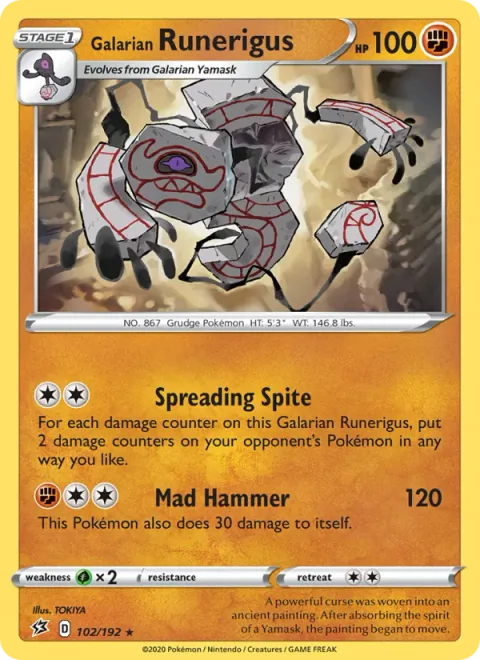 Galarian Runerigus [Spreading Spite | Mad Hammer]