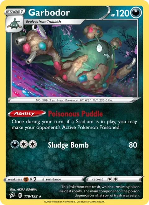 Garbodor [Poisonous Puddle | Sludge Bomb]