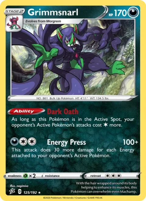Grimmsnarl [Dark Oath | Energy Press]