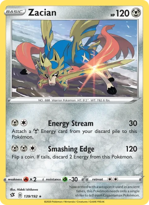 Zacian [Energy Stream | Smashing Edge]