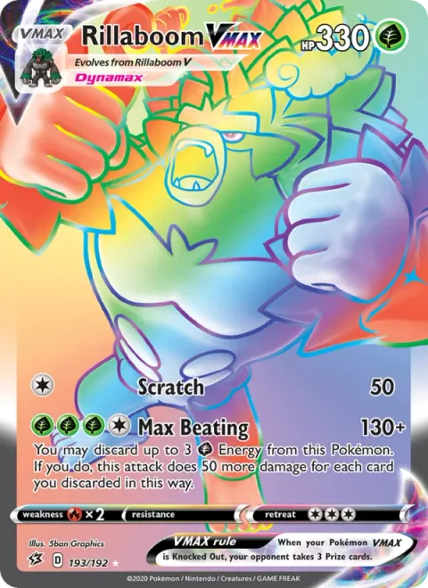 Rillaboom VMAX [Scratch | Max Beating]