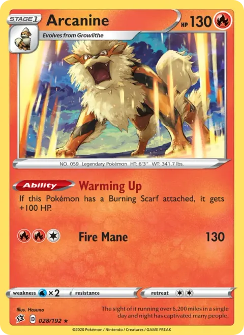 Arcanine [Warming Up | Fire Mane]
