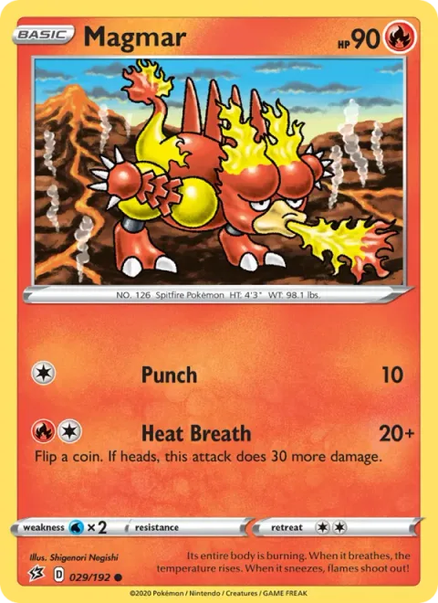 Magmar [Punch | Heat Breath]