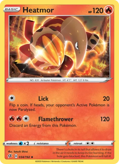 Heatmor [Lick | Flamethrower]