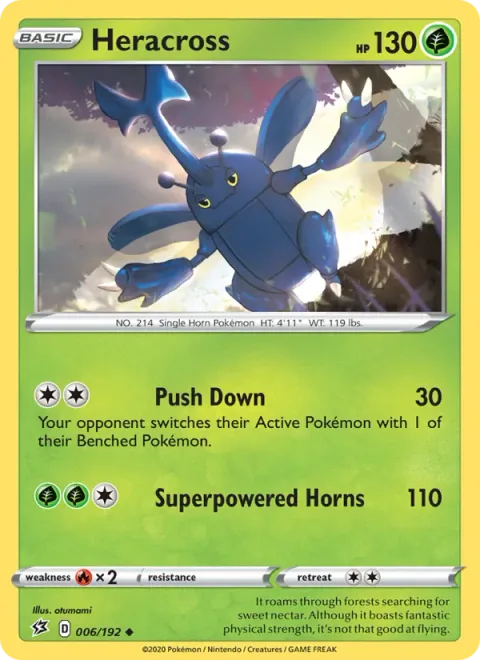 Heracross [Push Down | Superpowered Horns]