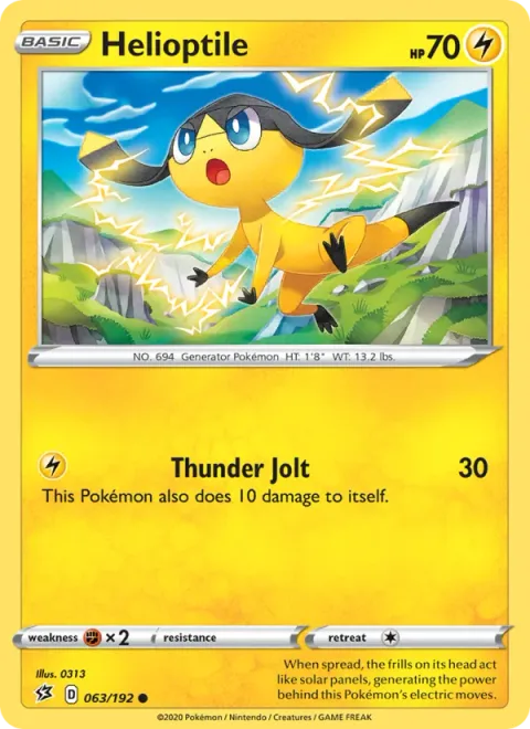 Helioptile [Thunder Jolt]