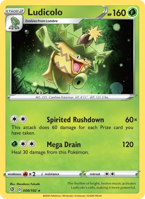 Ludicolo [Spirited Rushdown | Mega Drain]
