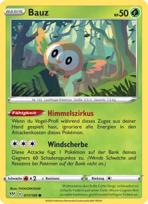 Rowlet [Sky Circus | Wind Shard]