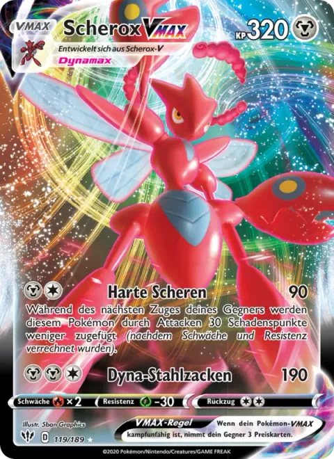 Scizor VMAX [Hard Scissors | Max Steelspike]
