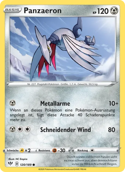 Skarmory [Metal Arms | Cutting Wind]