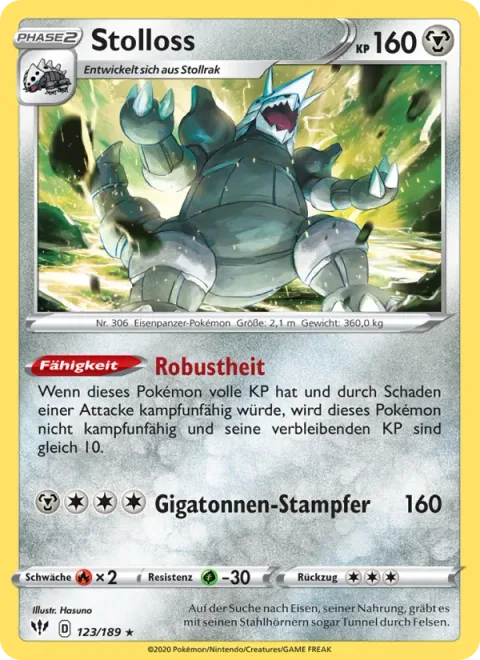 Aggron [Sturdy | Gigaton Stomp]