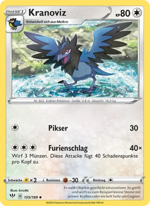 Corvisquire [Peck | Fury Attack]