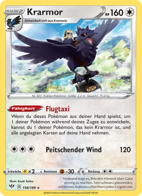 Corviknight [Flying Taxi | Blasting Wind]