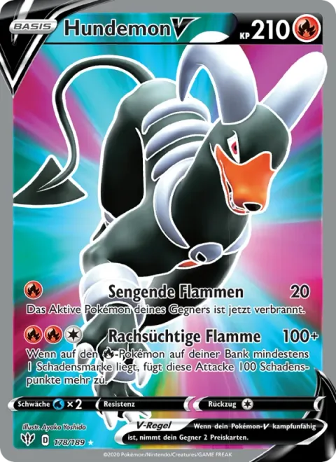Houndoom V [Searing Flame | Vengeful Flame]