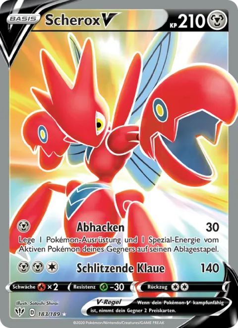 Scizor V [Hack Off | Slashing Claw]