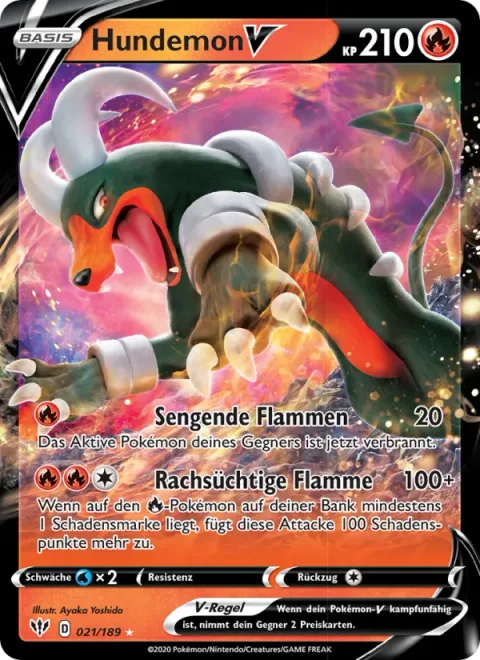 Houndoom V [Searing Flame | Vengeful Flame]