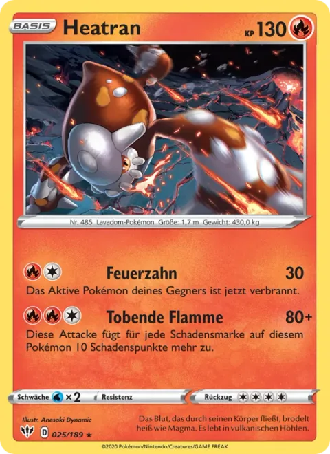 Heatran [Fire Fang | Raging Flare]