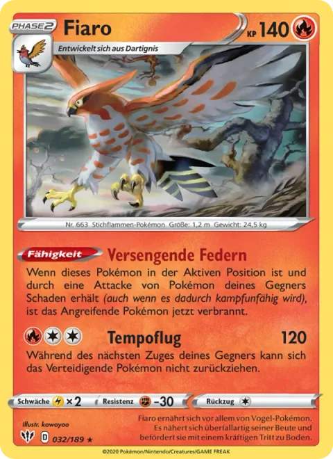 Talonflame [Scorching Feathers | Mach Flight]