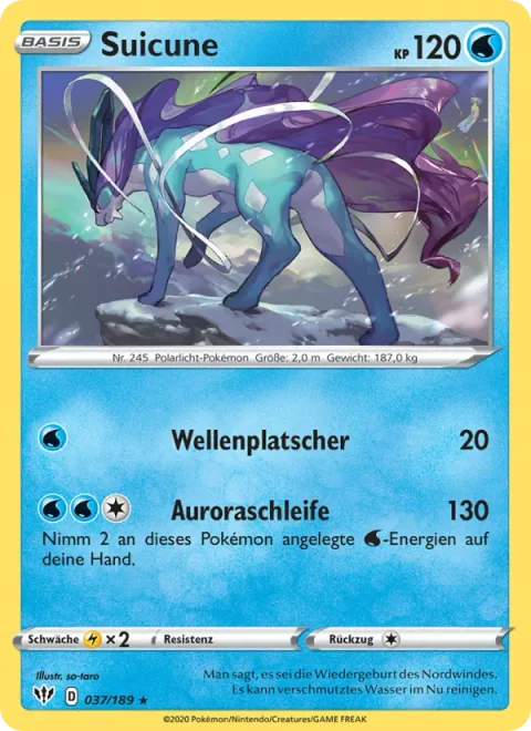 Suicune [Wave Splash | Aurora Loop]