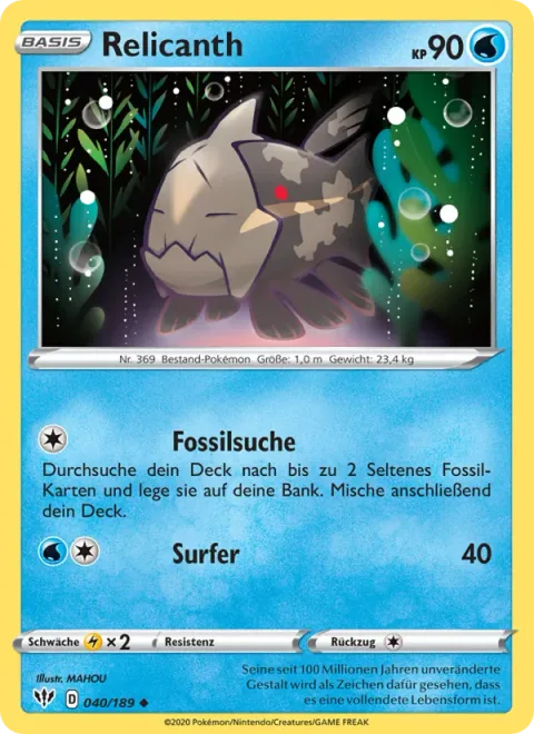 Relicanth [Fossil Search | Surf]