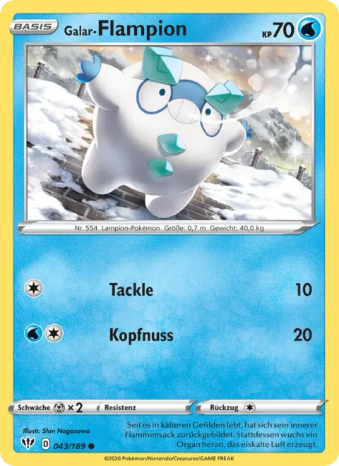 Galarian Darumaka [Tackle | Headbutt]