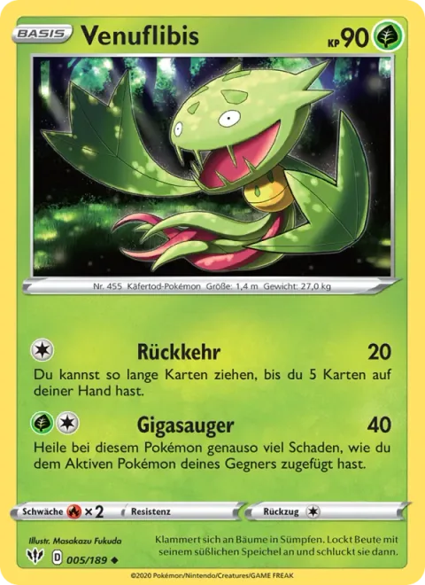 Carnivine [Return | Giga Drain]